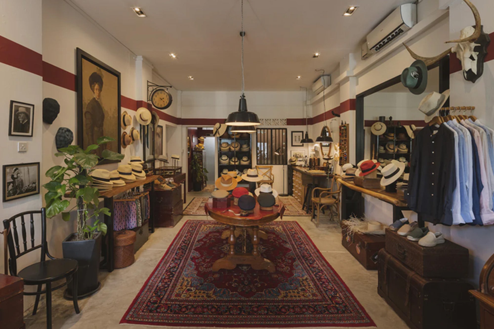 Shop Panama hats at the Hat of Cain store in Singapore