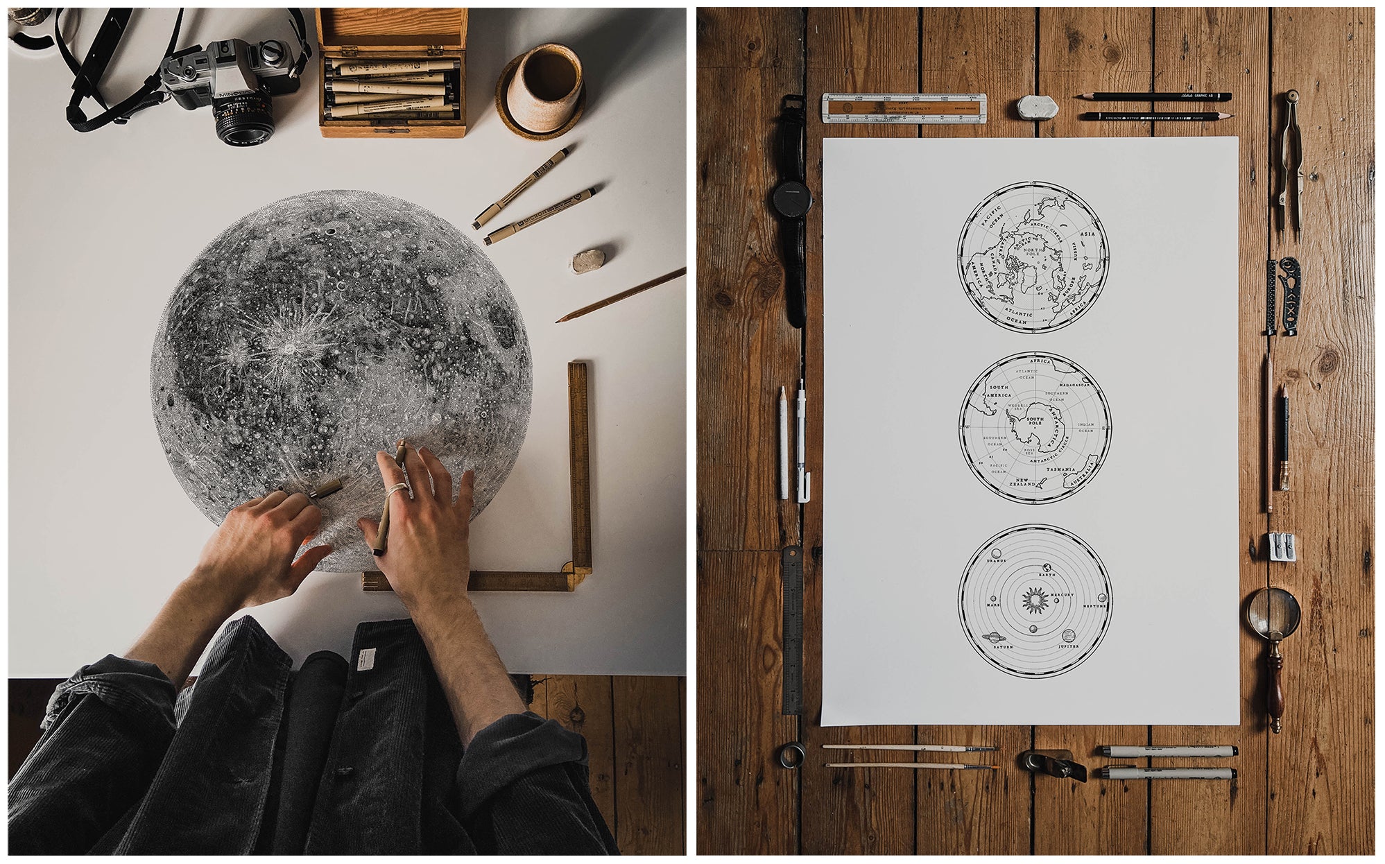 Most of Lást Maps’ work is inspired by the natural world – and adventures through it