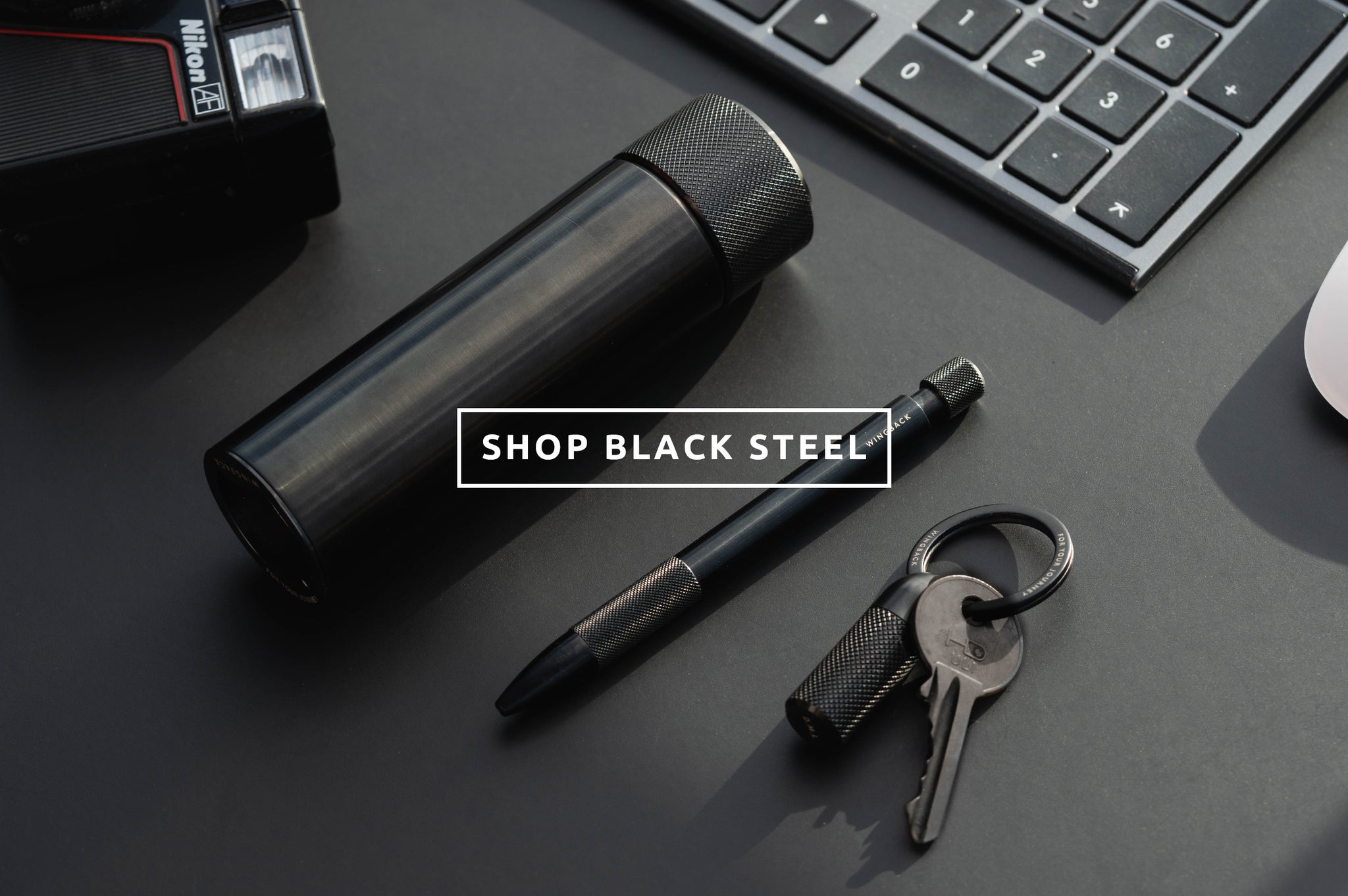 Shop the Black Steel Everyday Carry Collection by Wingback