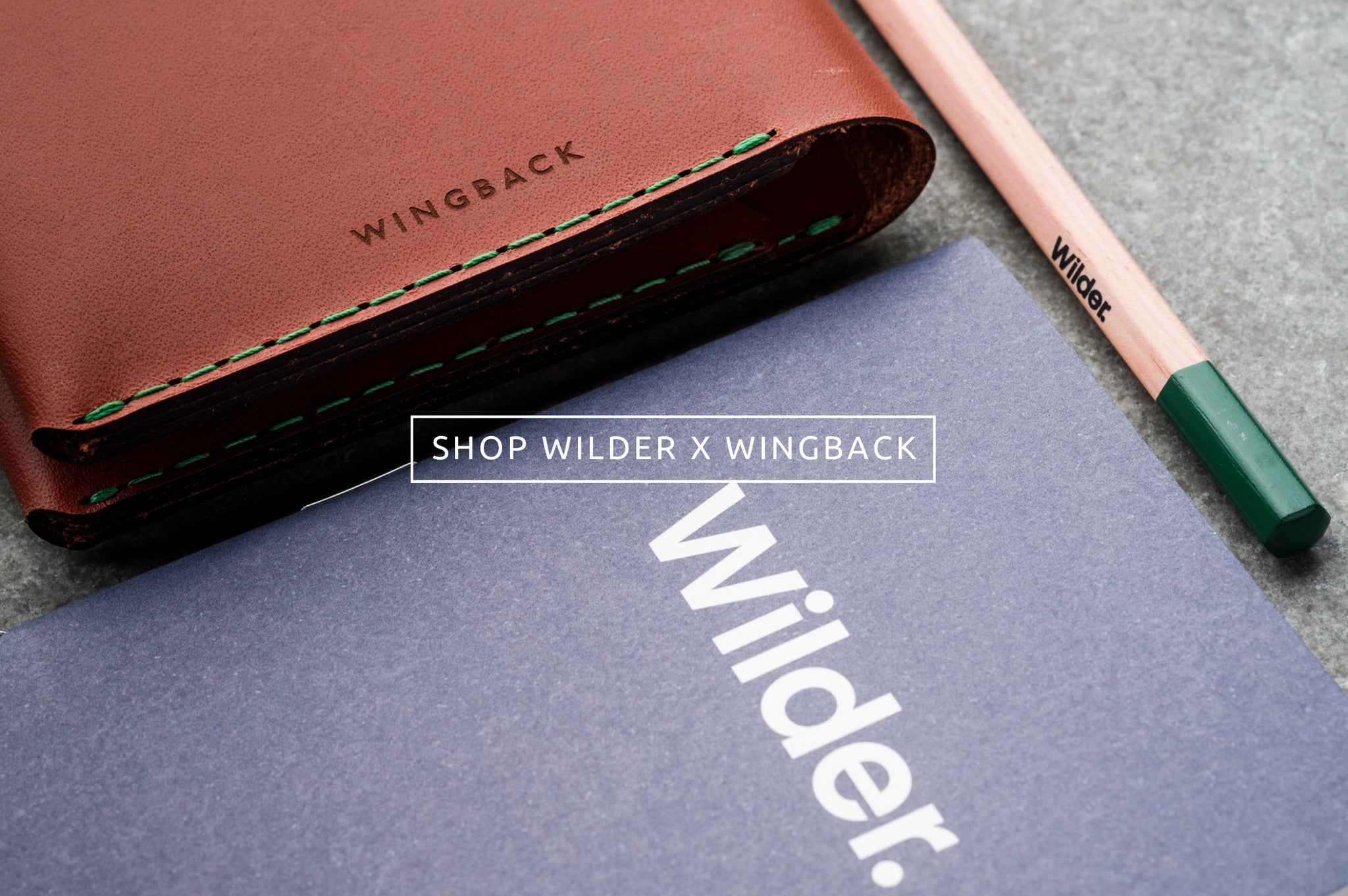 Shop Wilder Notebooks X Wingback Travel Wallet