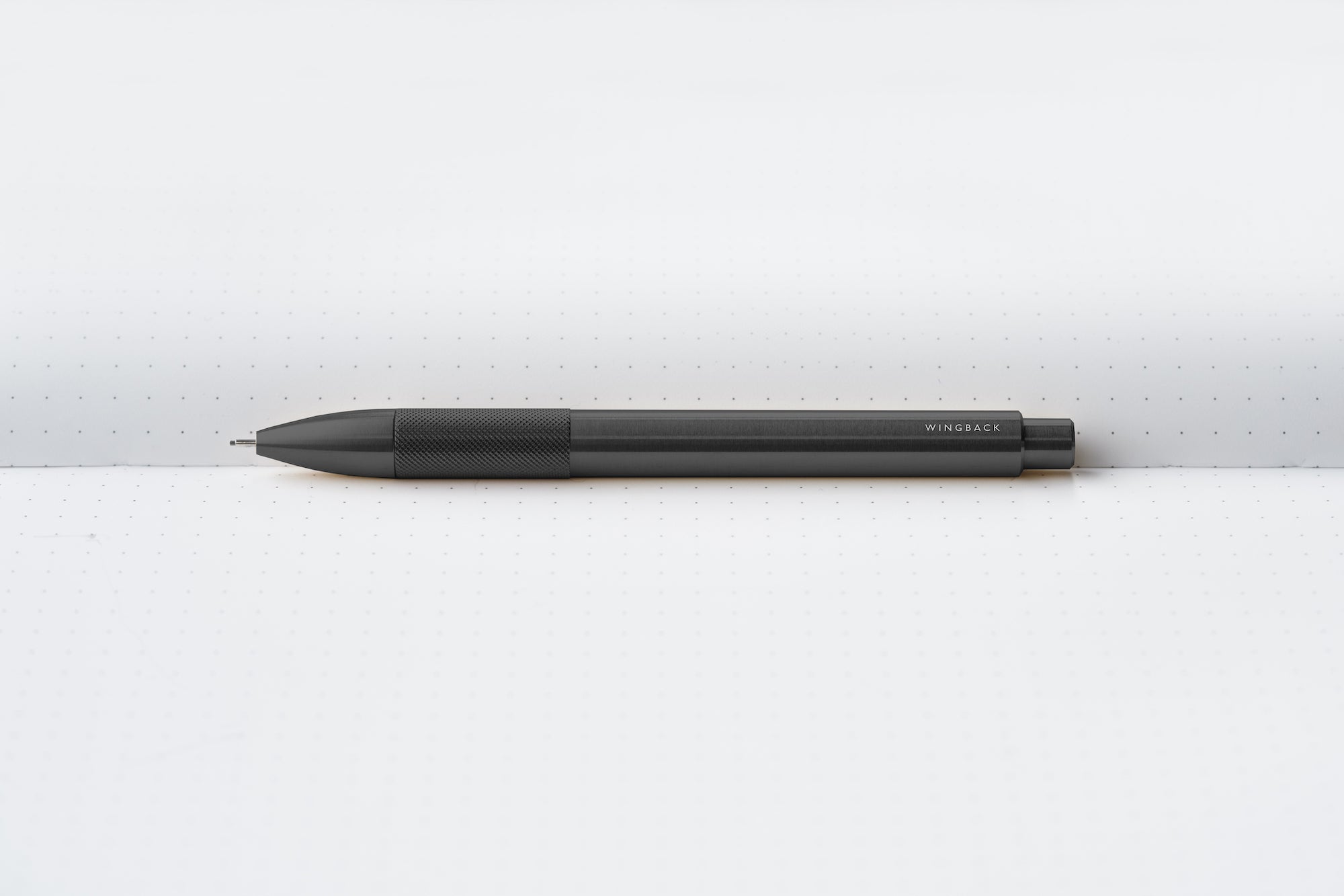 Wingback Mechanical Pencil in Black Steel