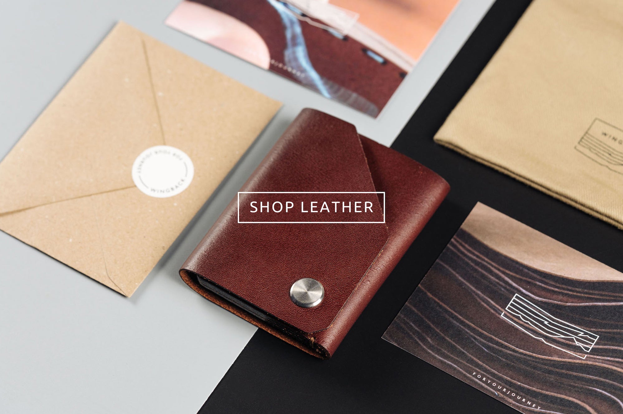 Wingback - shop leather wallets and card holders