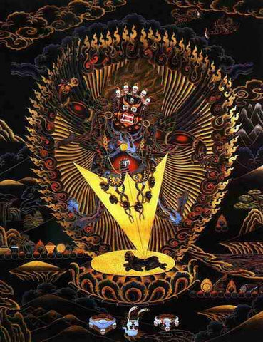 Vajrakilaya- Dorje Phurba- Déité purificatrice du karma | obsidian dragons
