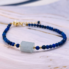 Lapis Lazuli Elegant Finished Bracelet