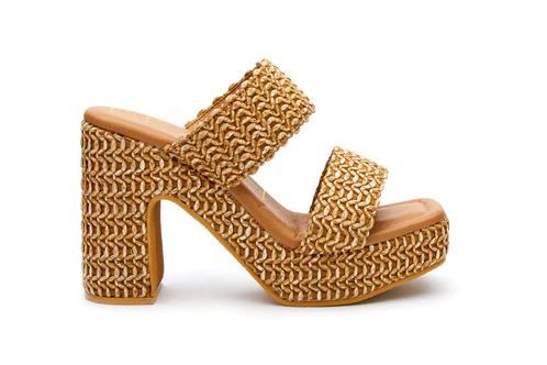 BEACH BY MATISSE- GEM PLATFORM HEEL-COGNAC