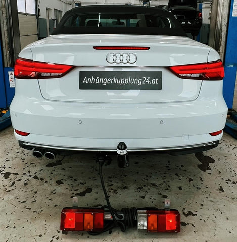 Nachrüstung einer abnehmbaren GDW Anhängerkupplung am AUDI A3 Cabriolet