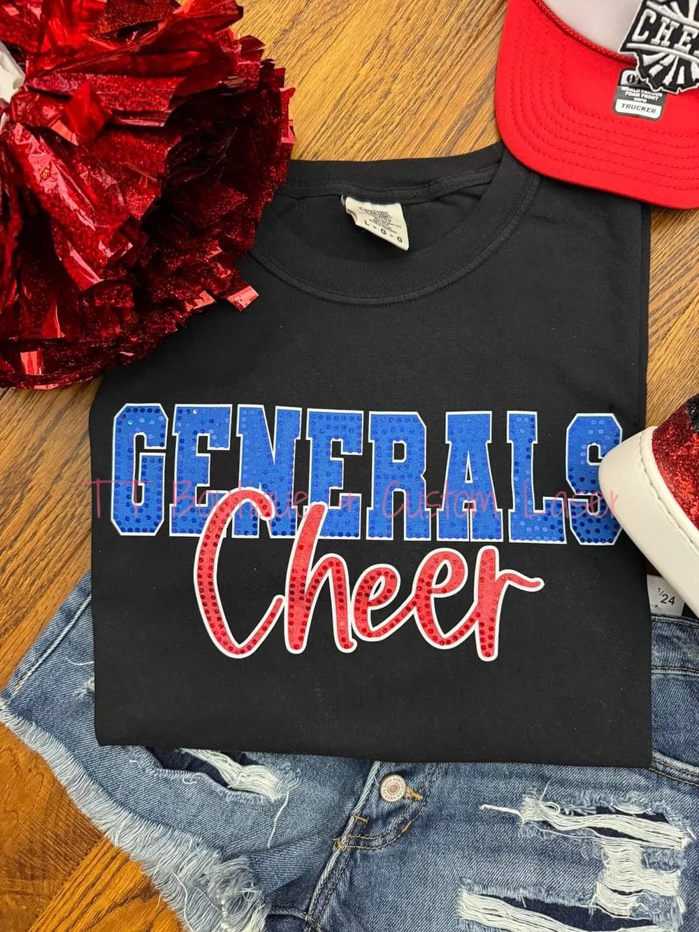 Spangled CUSTOM Cheer Tee