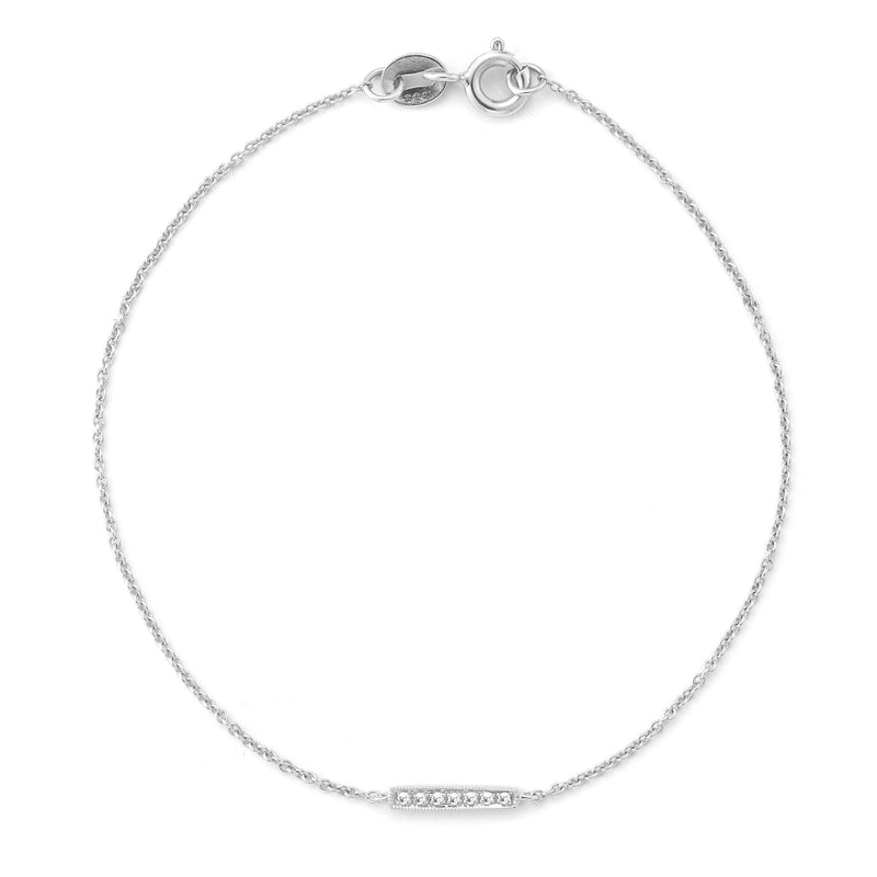 Unique Diamond Bracelets: Sylvie Rose Diamond Single Bar Bracelet ...