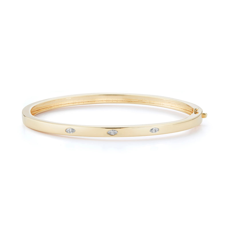 Diamond Cuff Bracelets: Alexa Jordyn Inlay Marquise Bracelet · Dana ...