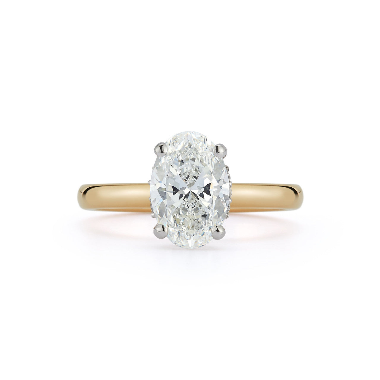 Oval Shape diamond ring at Rs 239500 in Surat | ID: 2852985150455