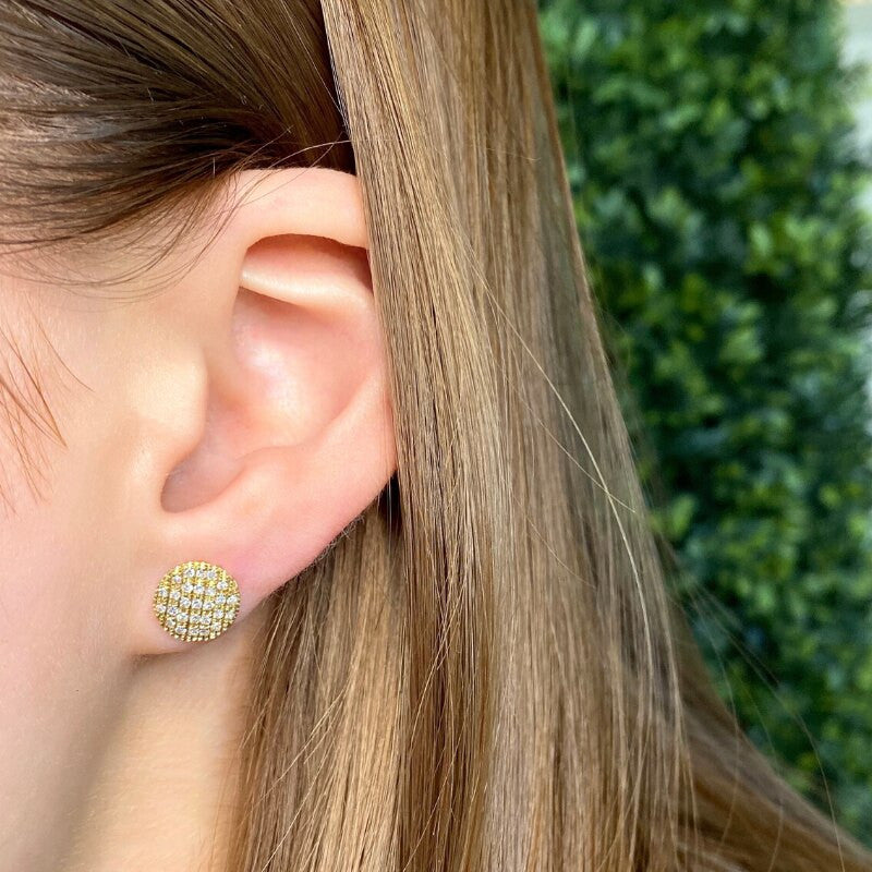 Louis Vuitton Empreinte Ear Studs, Yellow Gold Gold. Size NSA