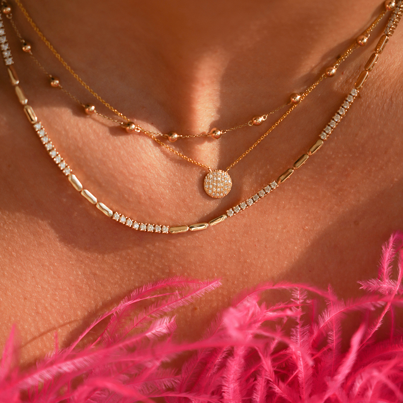 Dainty Pearl Cross Necklace– Christina Greene LLC