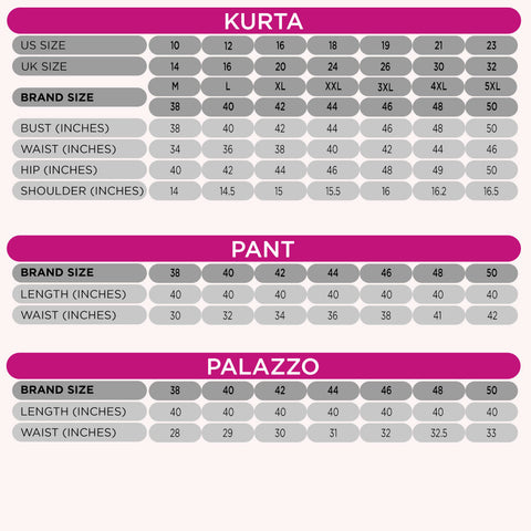 Size Chart – Dressline Fashion