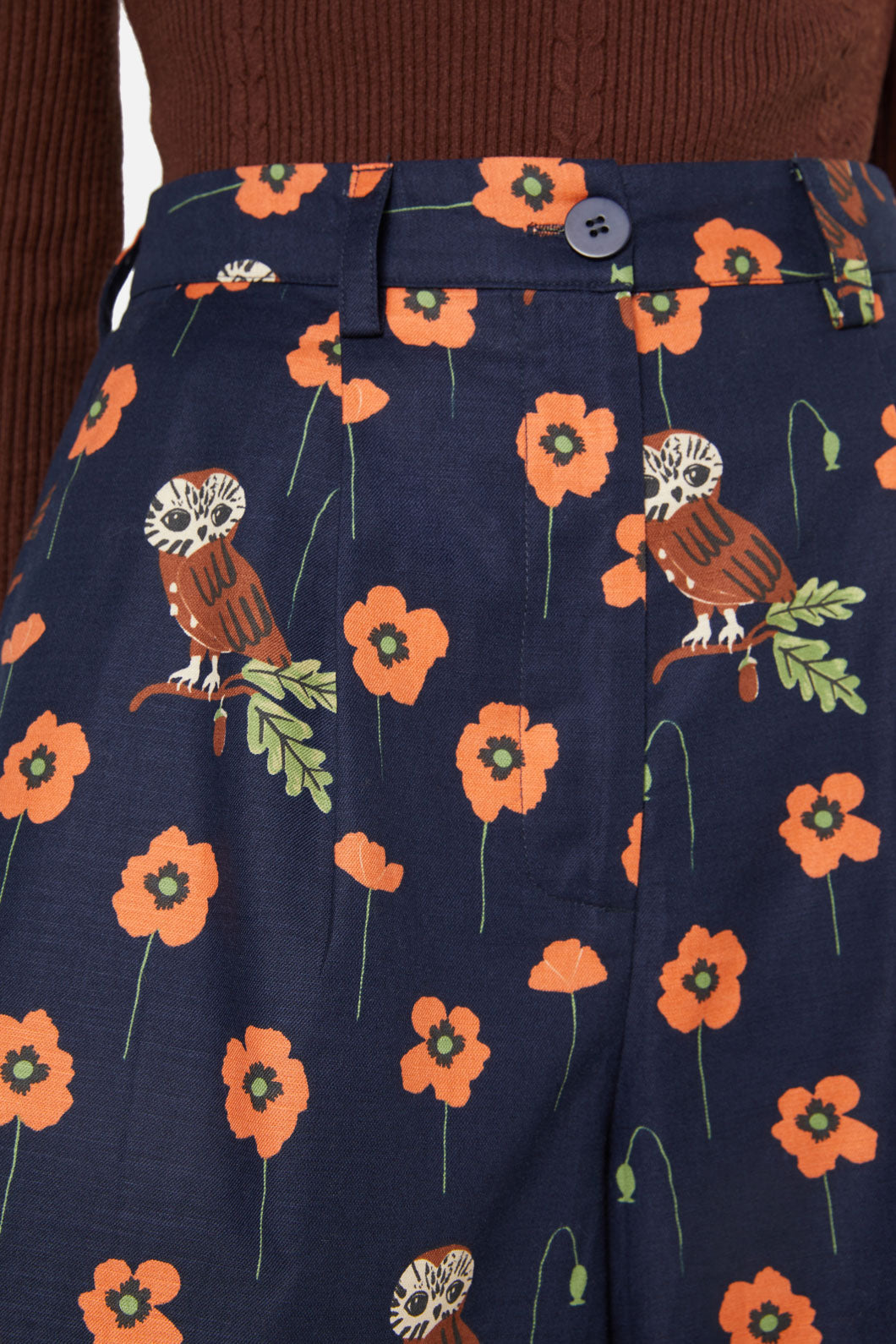 Poppy Owl Skort