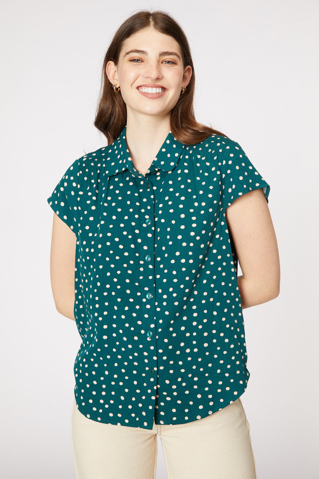 Juliette Spot Blouse