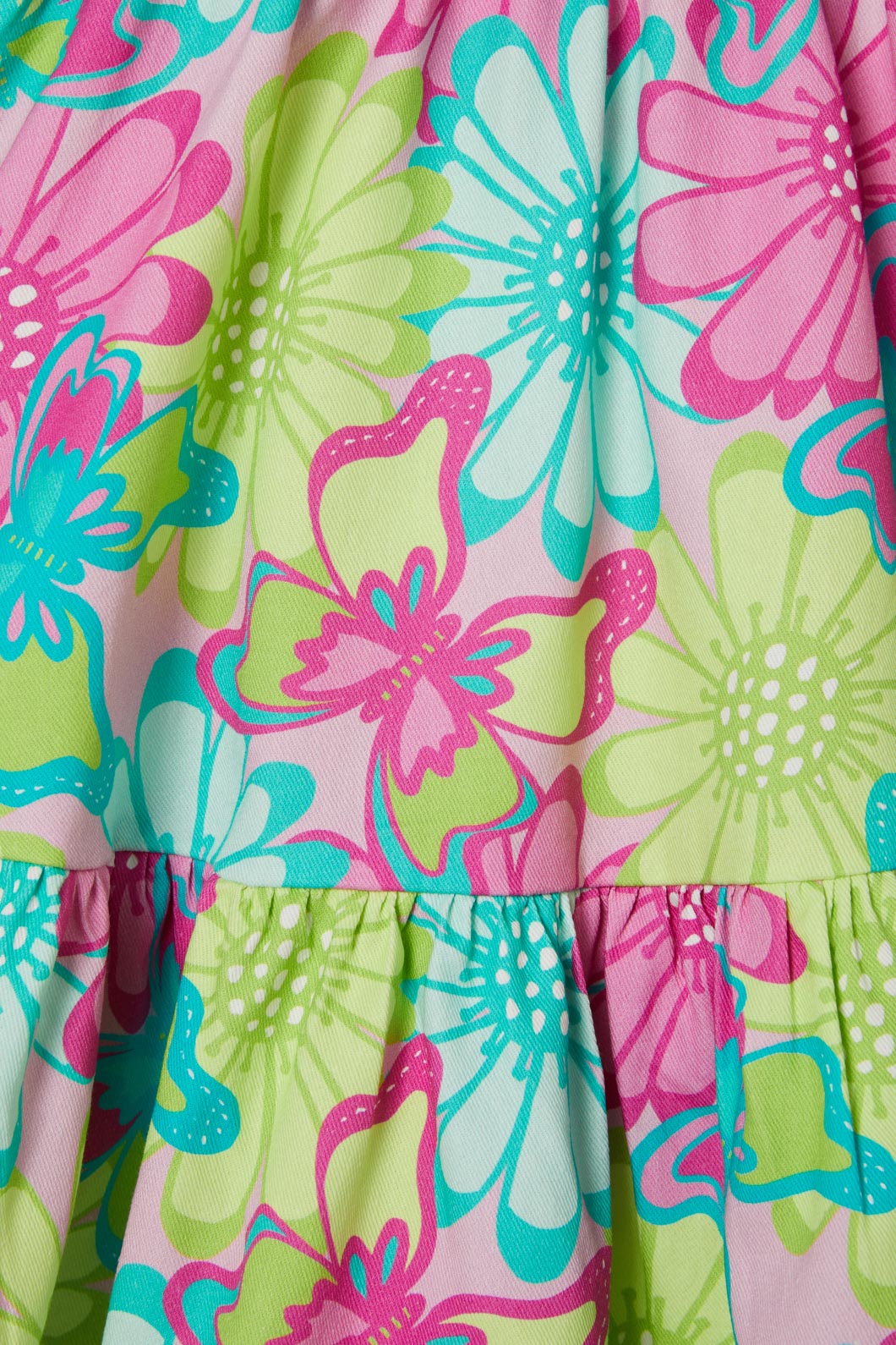 Giant Flowers Kids Skirt