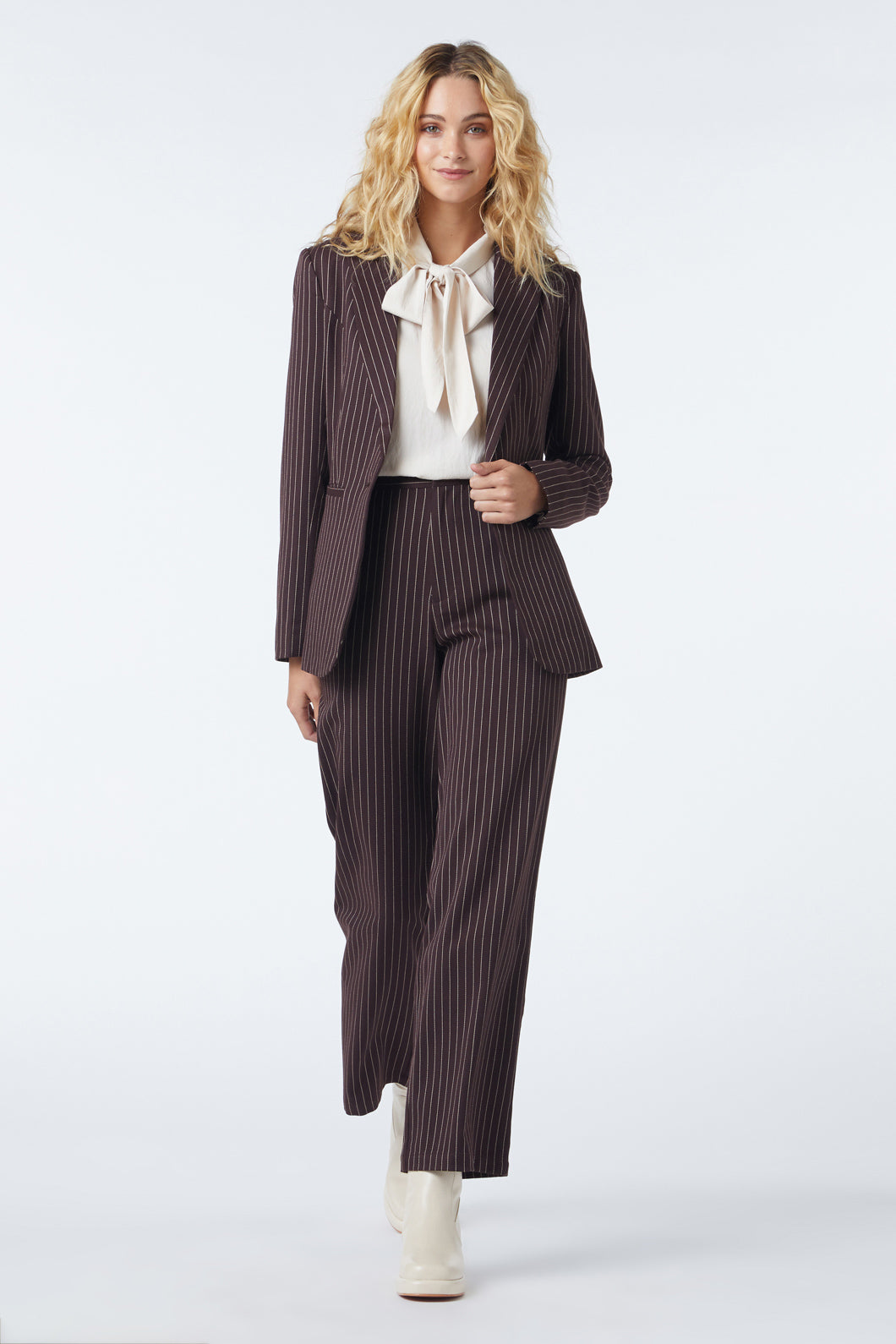 Abigail Pinstripe Blazer