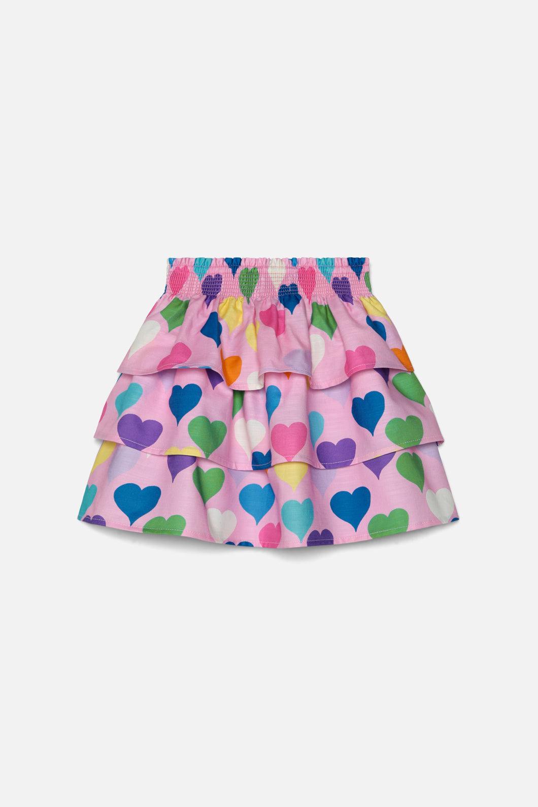 Love Heart Kids Tiered Skirt