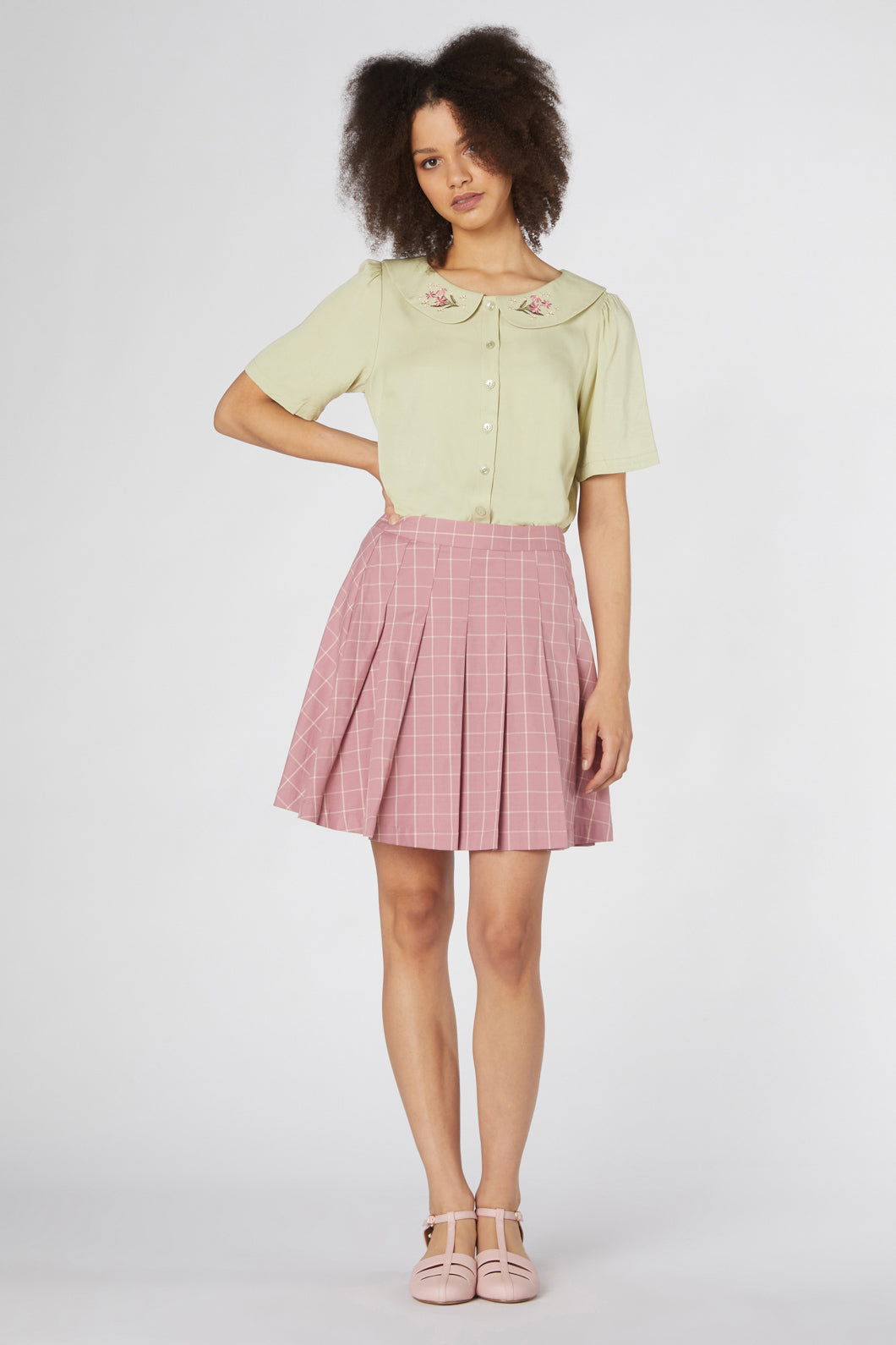 Tabitha Check Mini Skirt