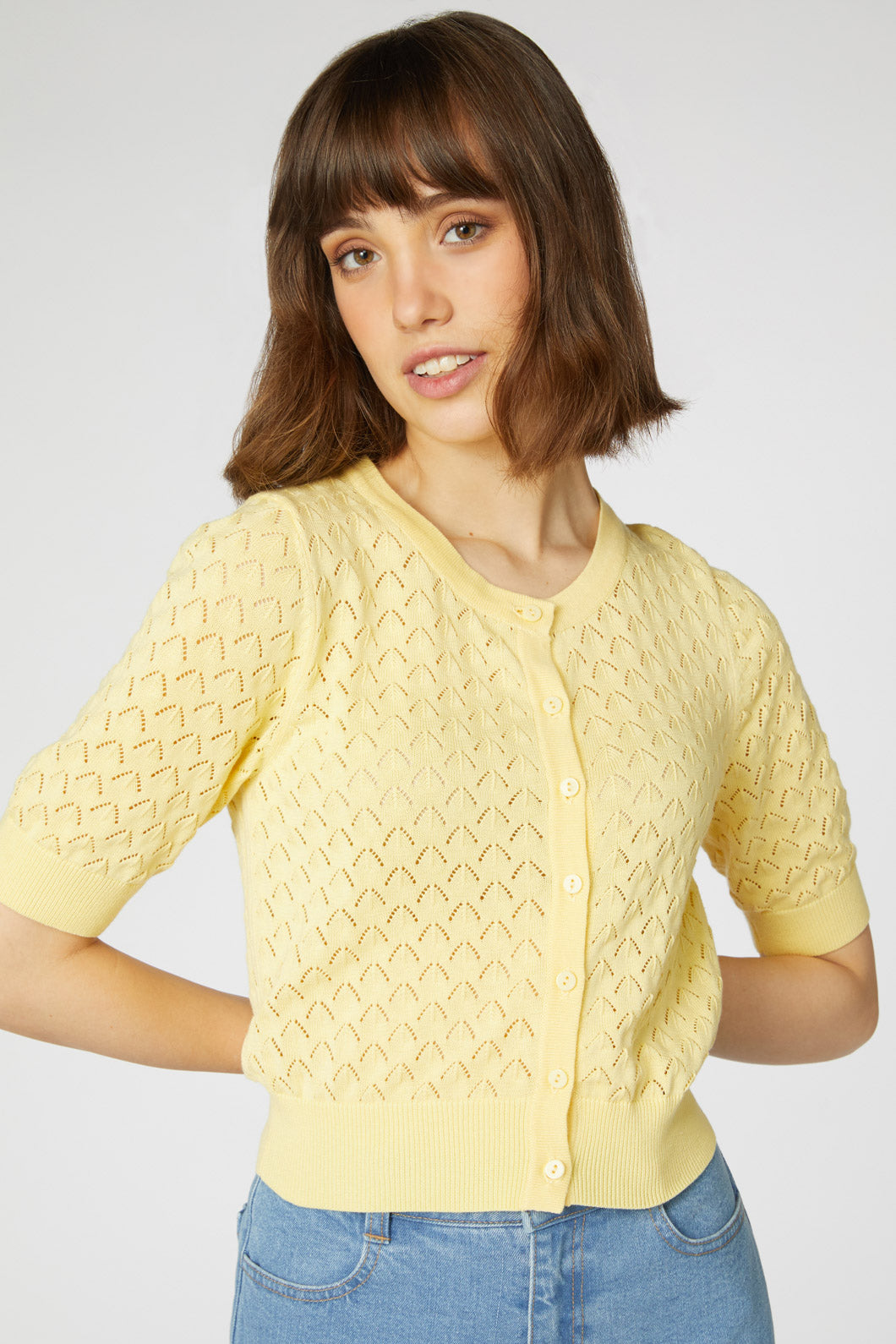 Clover Short Sleeve Cardi