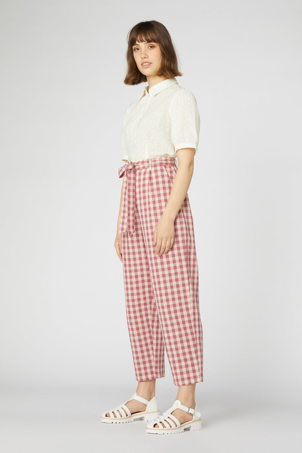 Maggie Gingham Check Pant