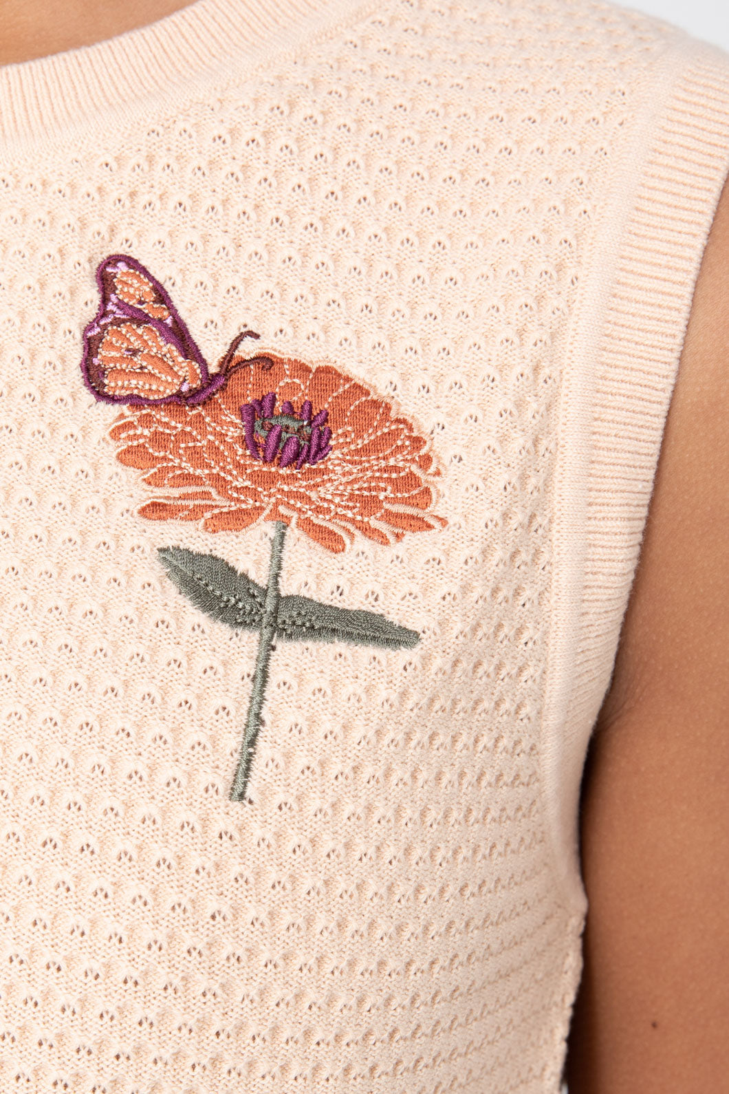 Zinnia Embroidered Vest