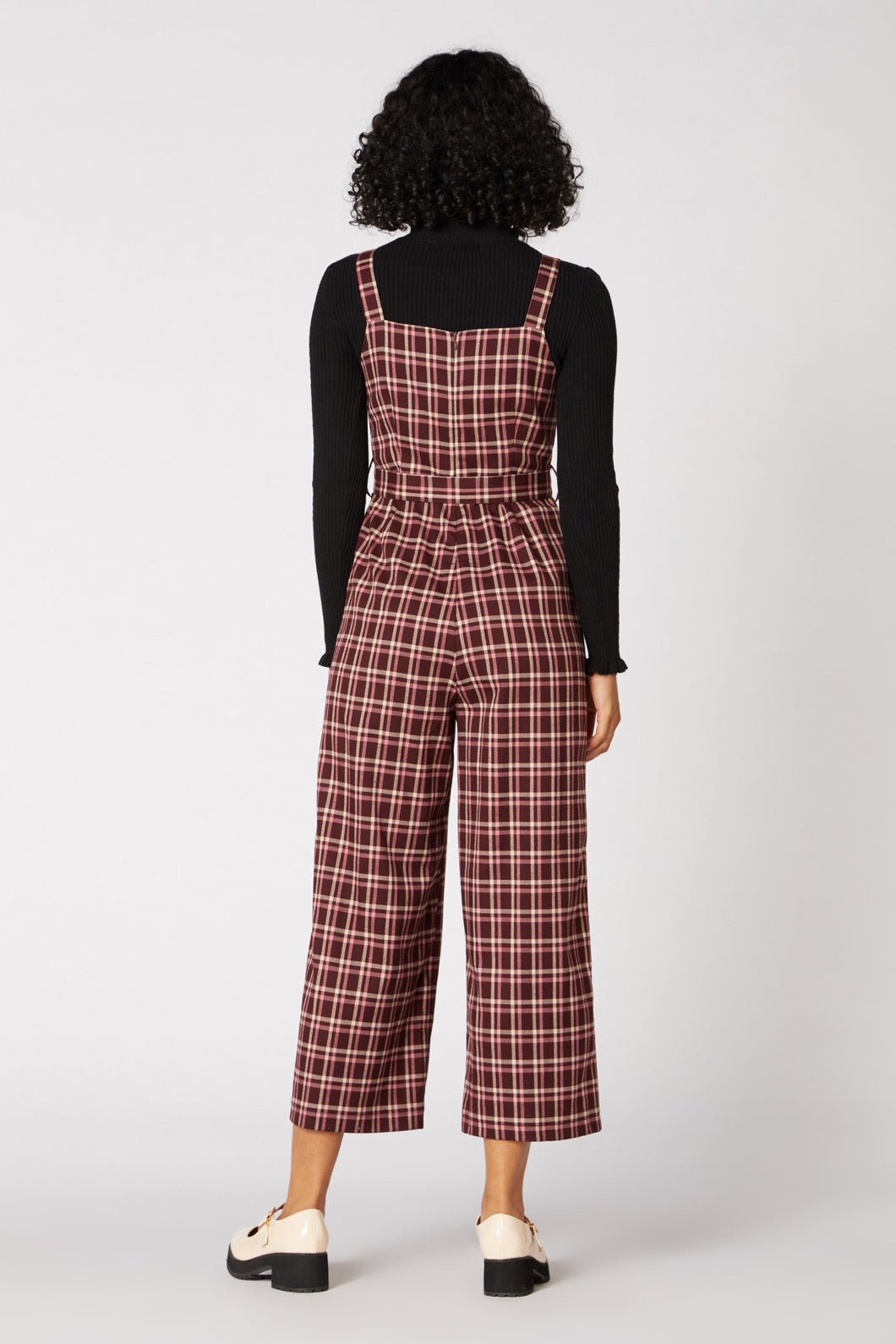 Gina Check Jumpsuit