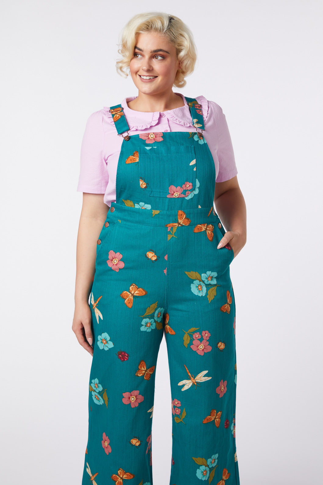 Serena Flora Overalls