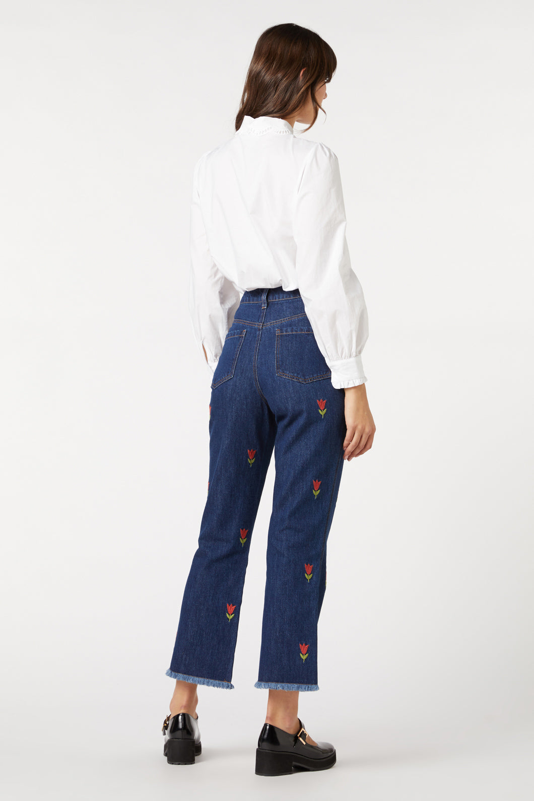 Tulip Embroidered Jean