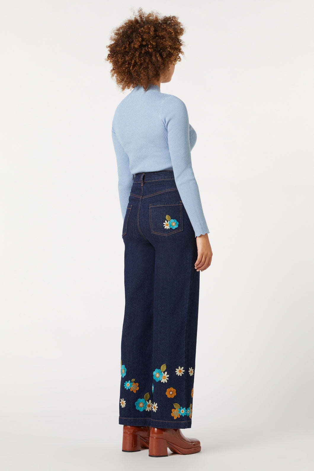 Sally Embroidered Jean