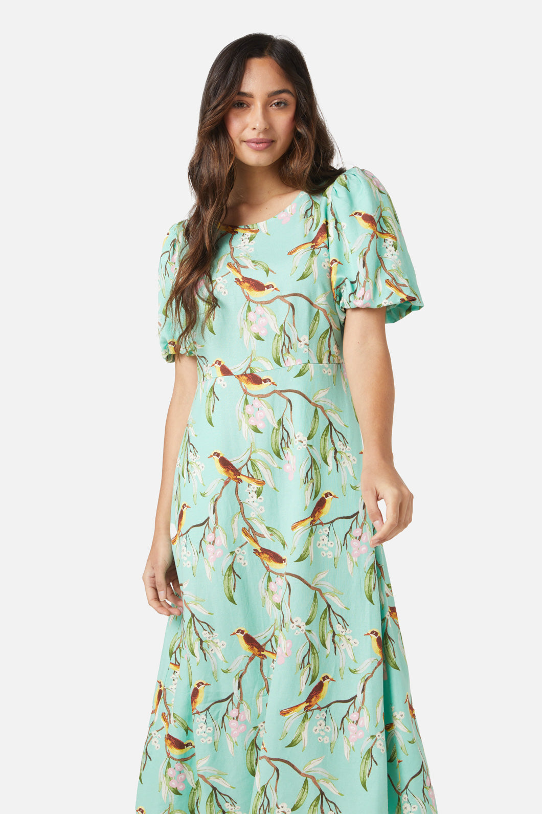 Honey Eater Midi Dress