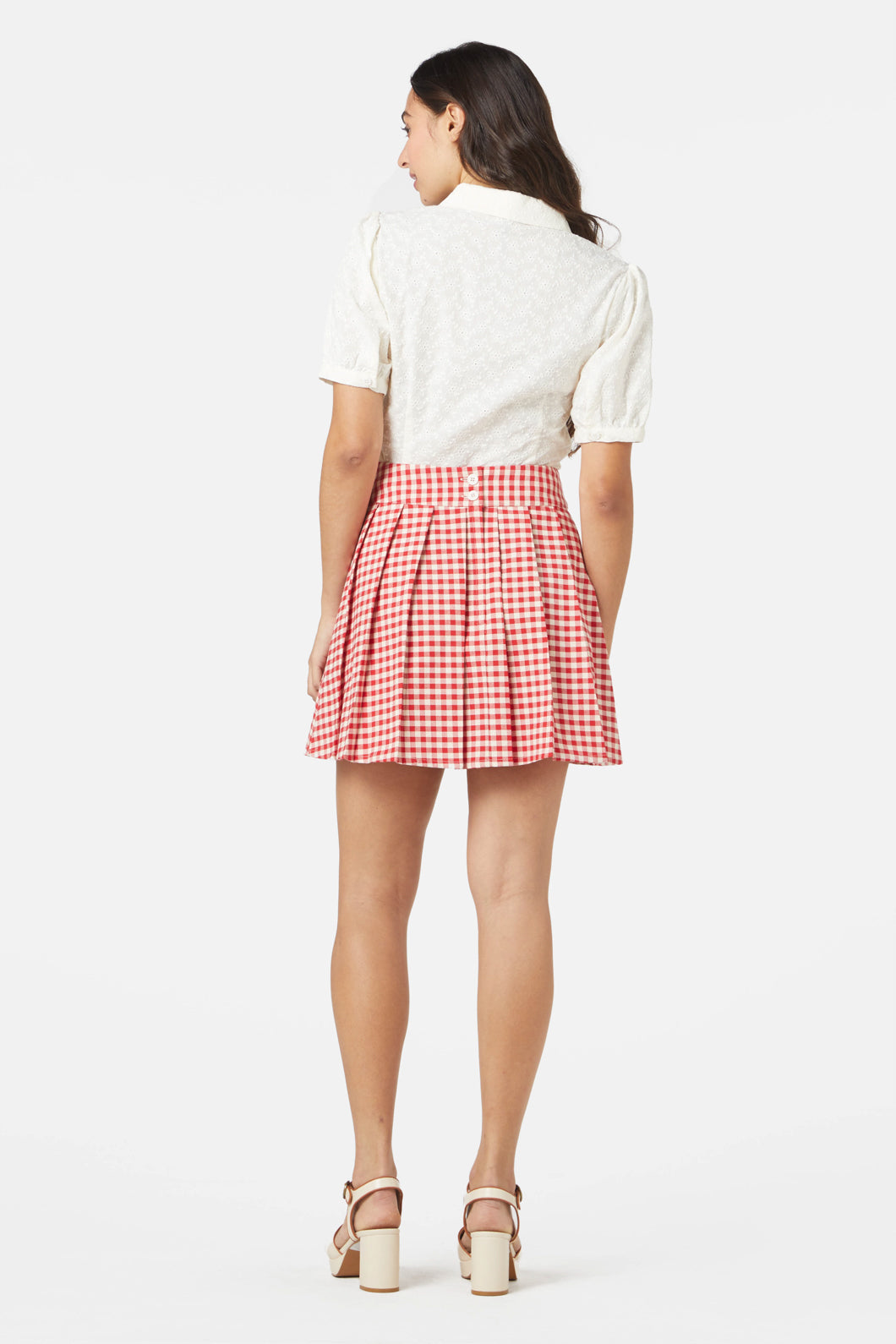 Callie Check Skirt