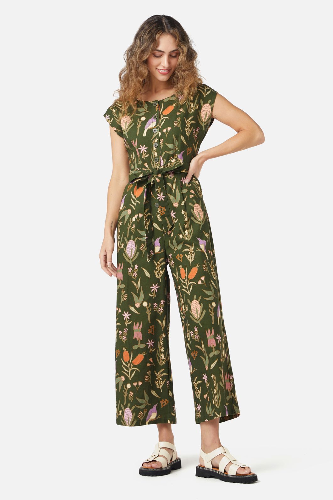 Enid Floral Jumpsuit