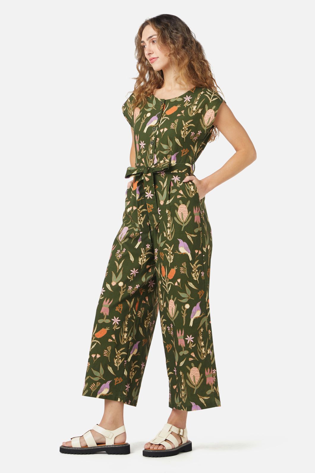 Enid Floral Jumpsuit