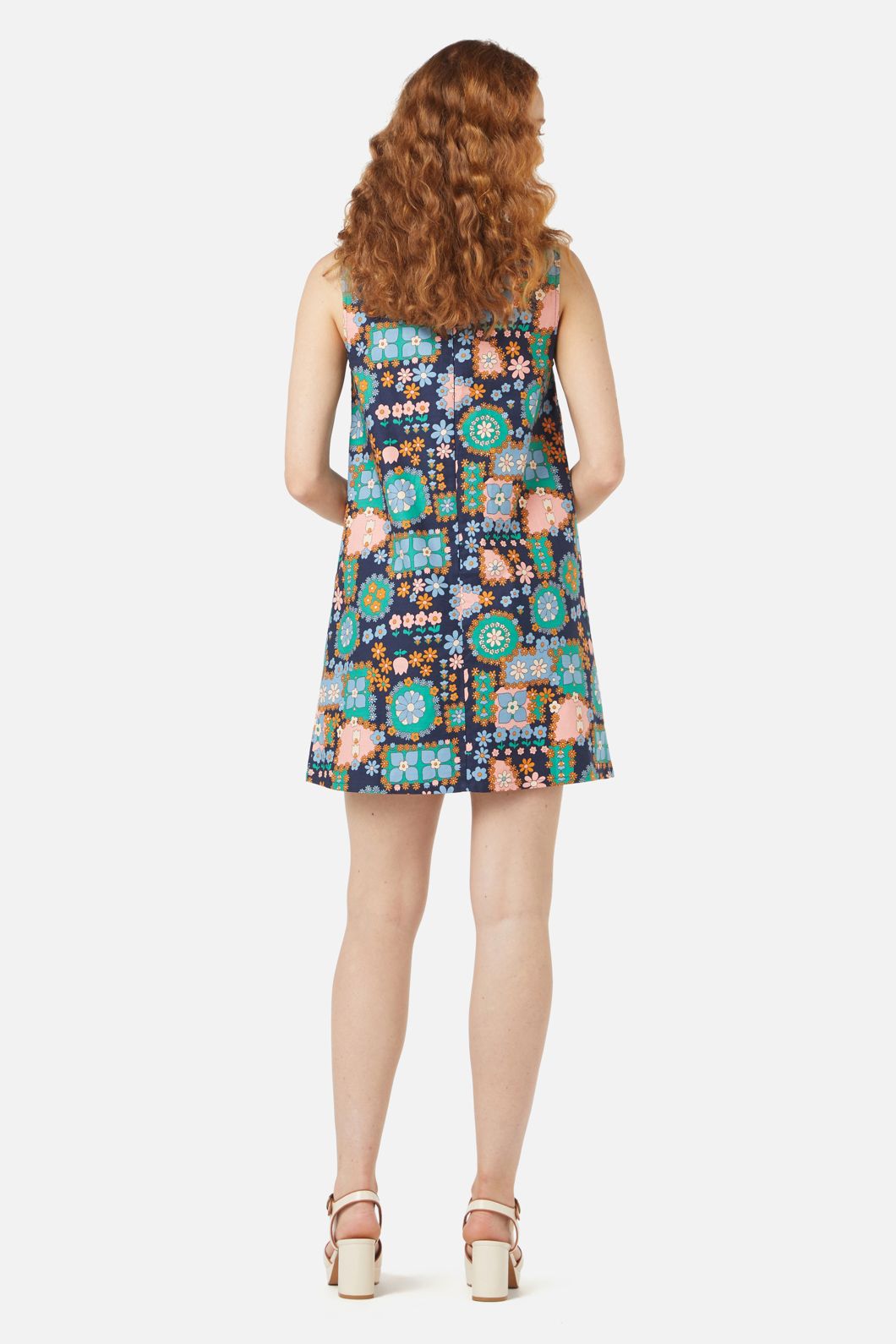 Sunny Retro Shift Dress