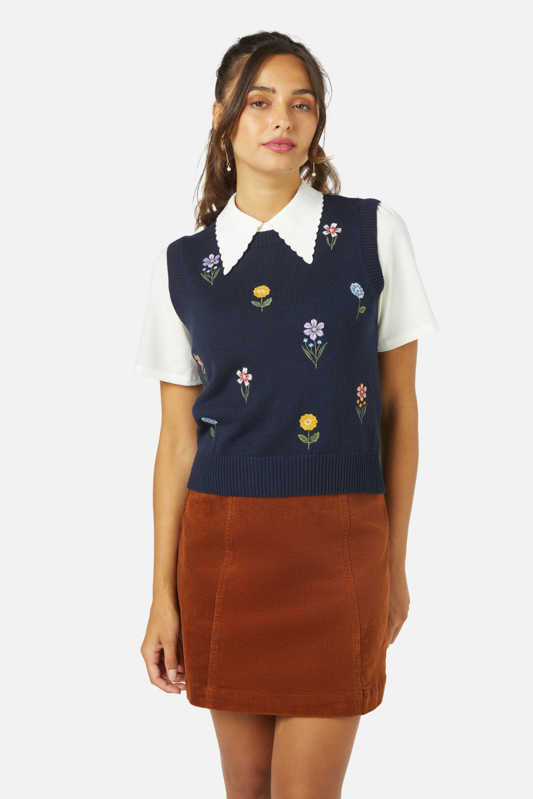 Dora Embroidered Vest