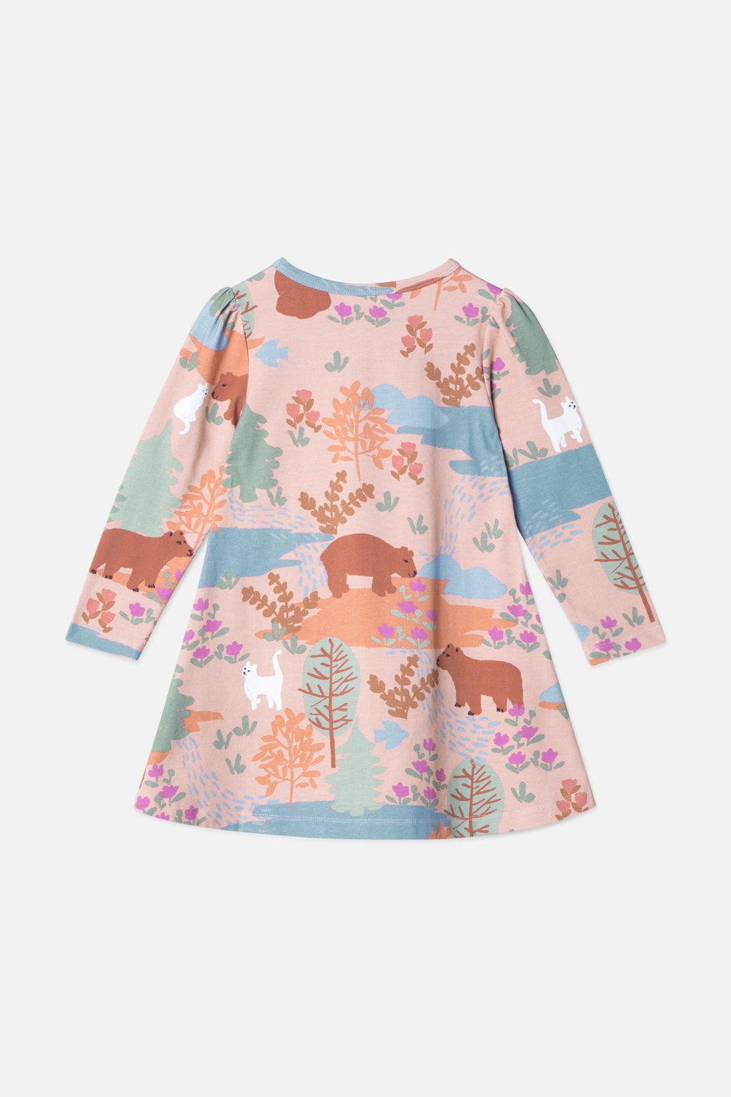 Woodland Bear Kids Jersey Dress