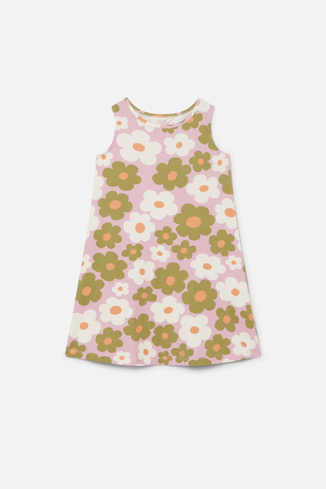 Daisy Flower Kids Jersey Dress