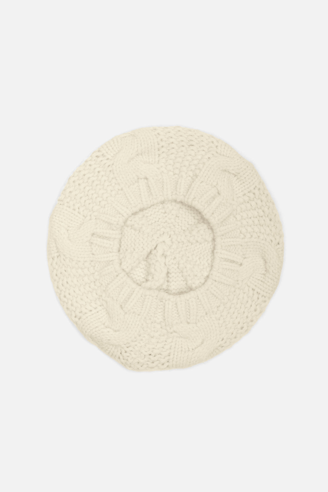 Knitted Cable Beret