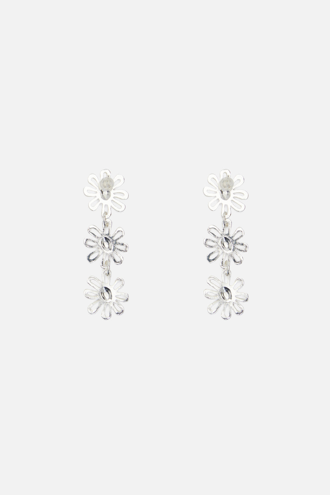 Daisy Metal Drop Earrings