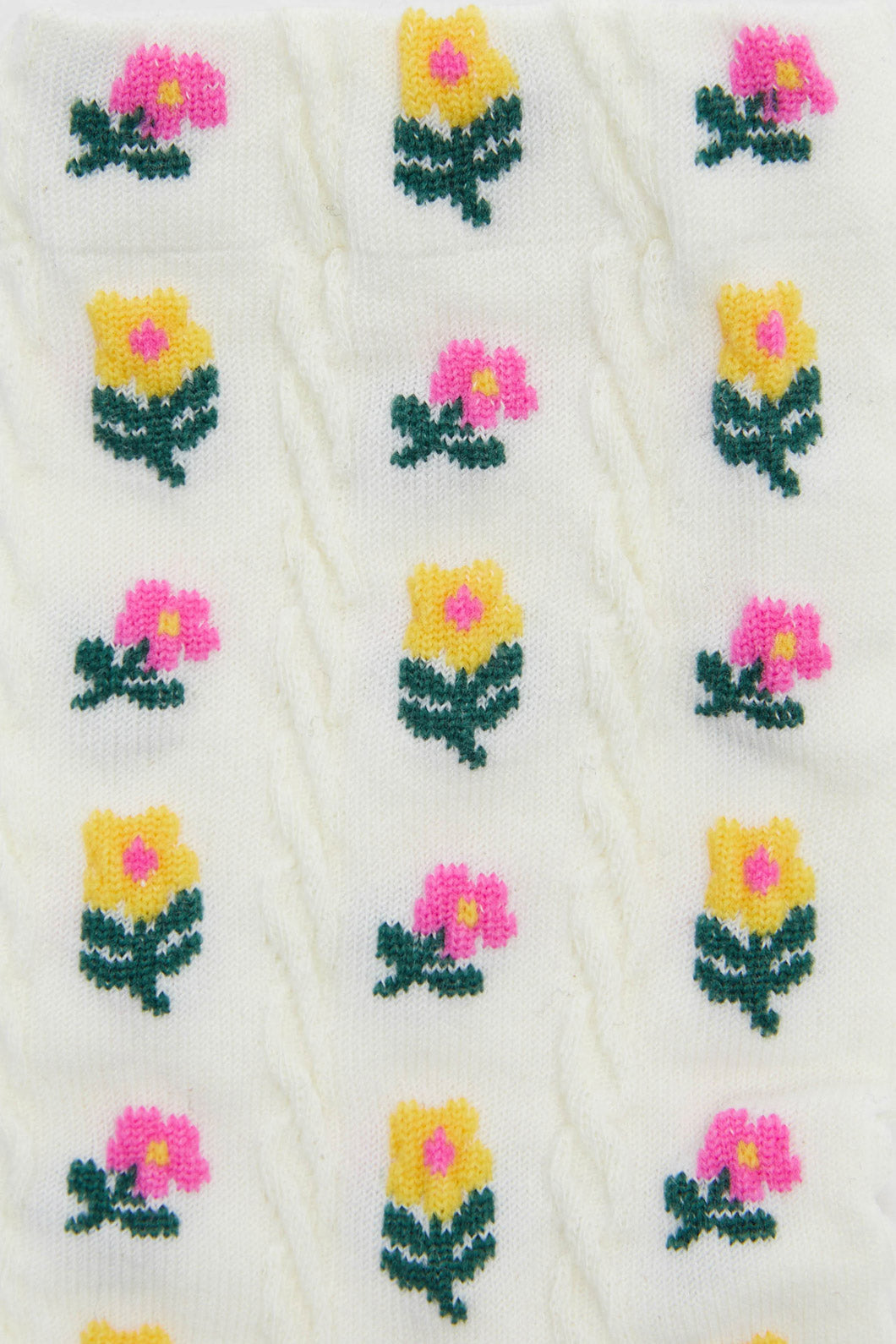 Spring Daisy Sock