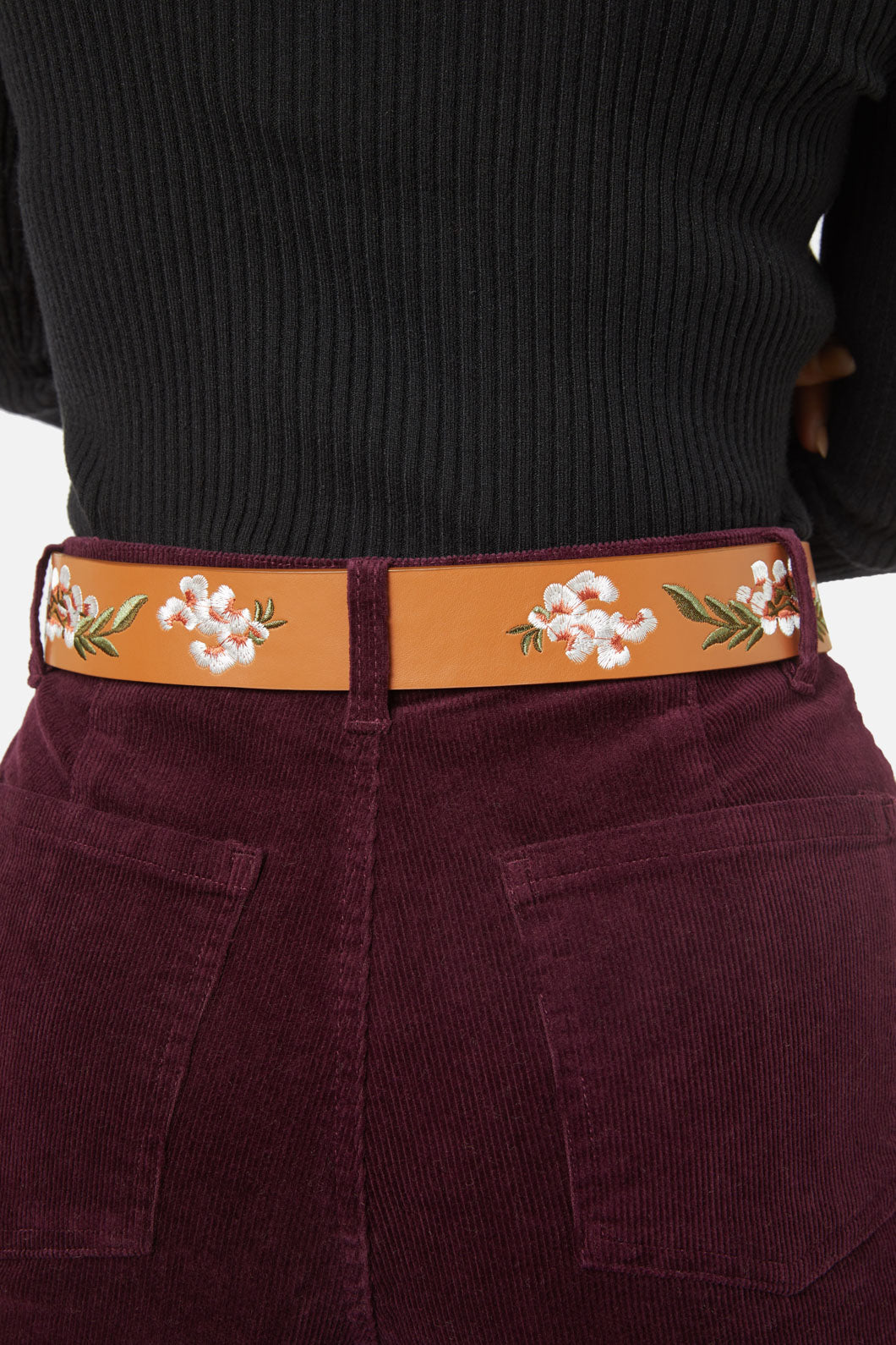 Autumn Embroidered Belt