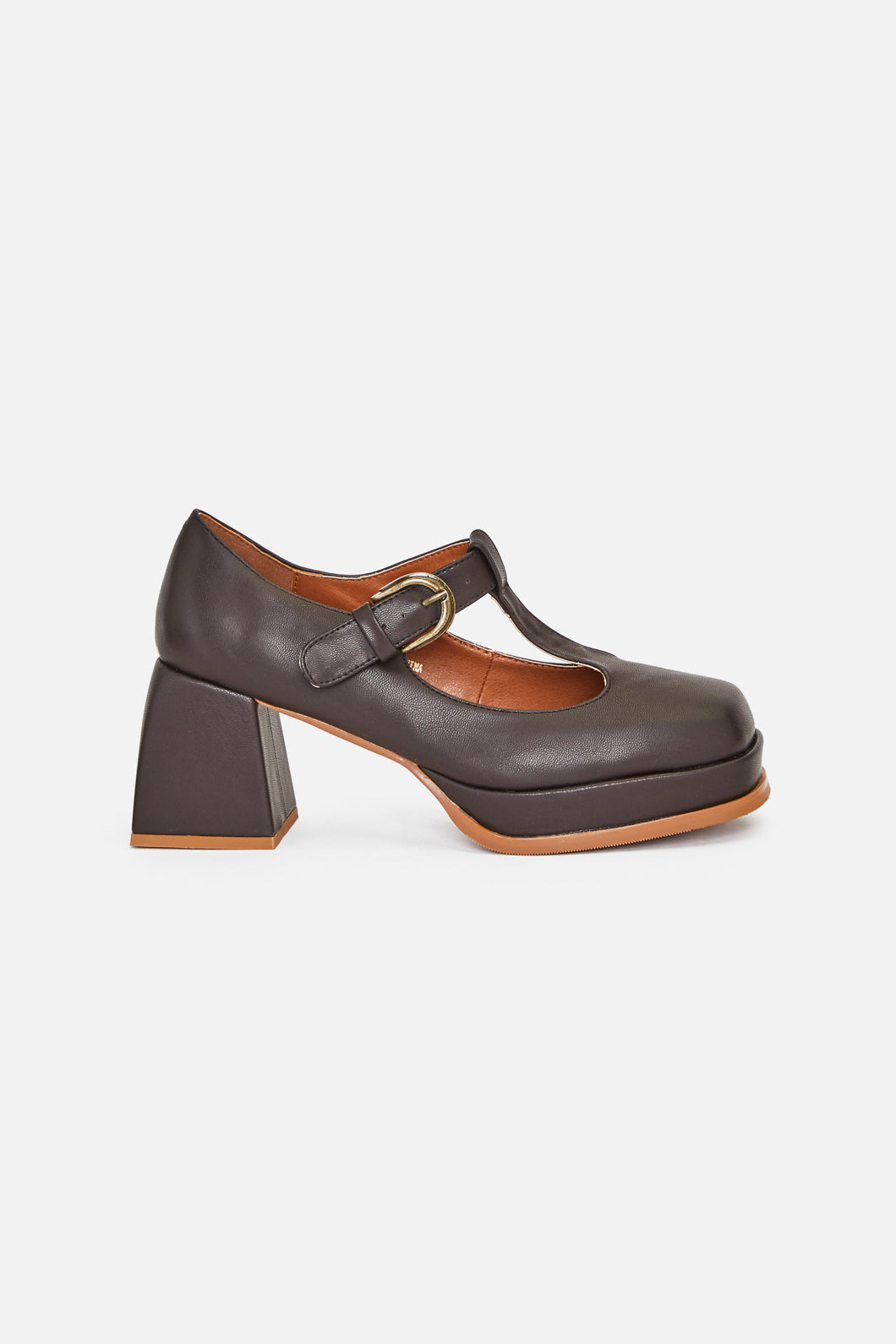 T Bar Platform Heel