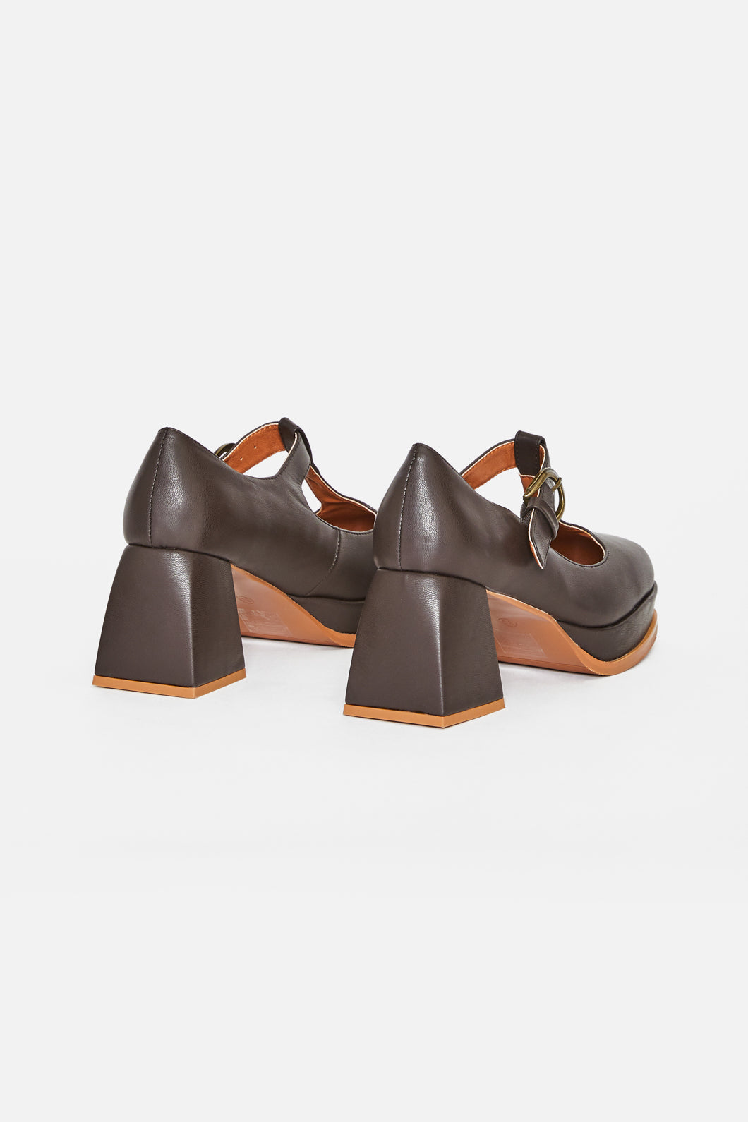 T Bar Platform Heel