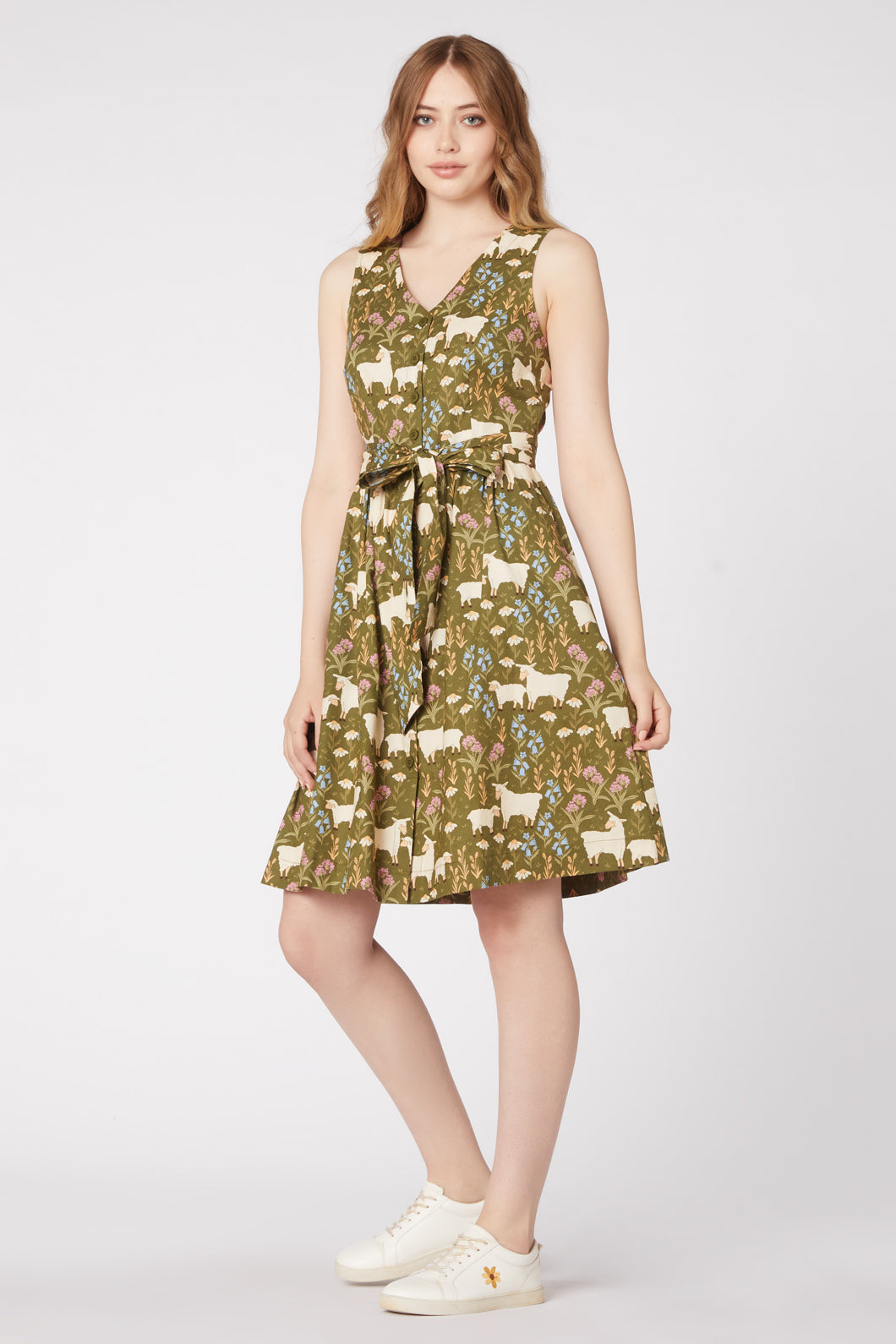 Sheep And Flora Dress