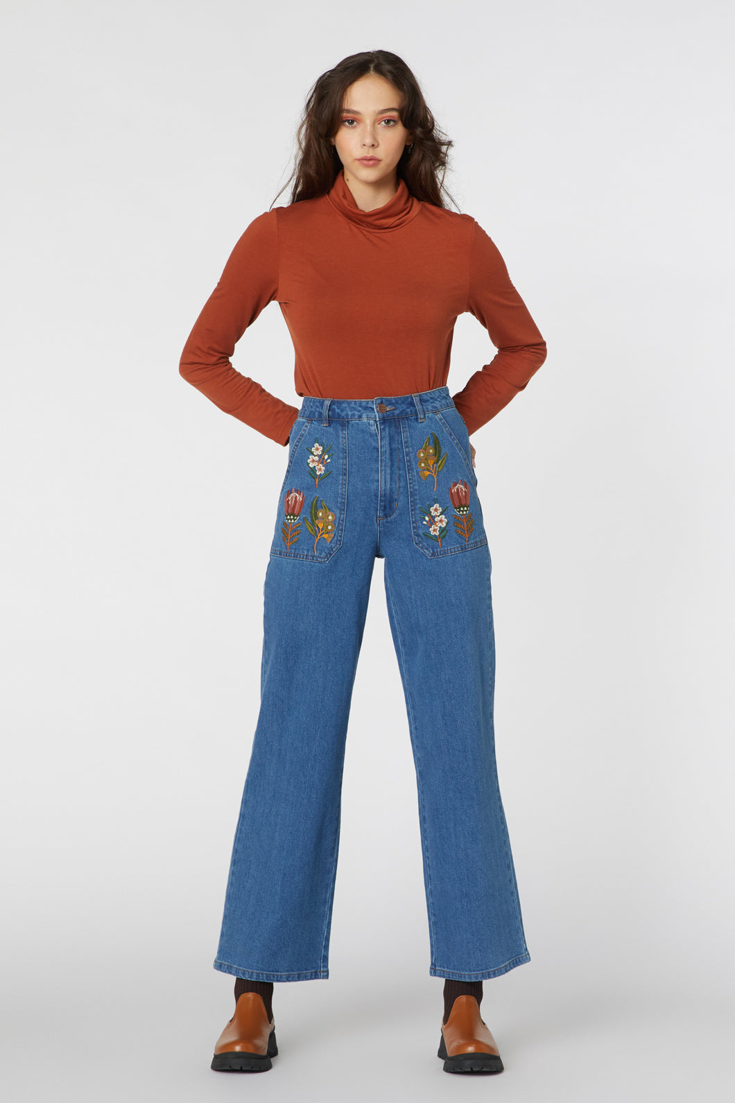 Tessa Native Embroidered Jean