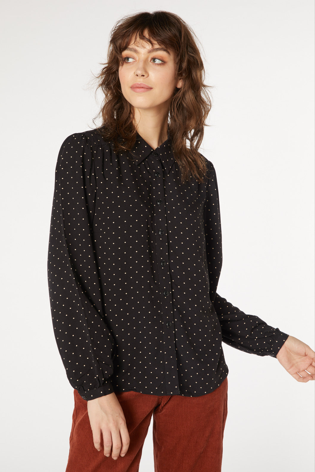 Lillian Spot Blouse