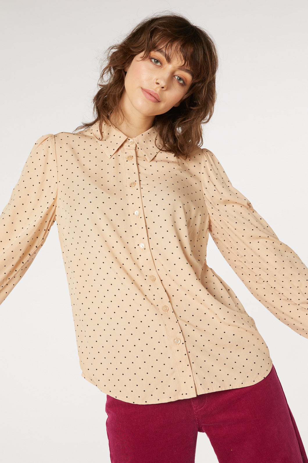 Lillian Spot Blouse