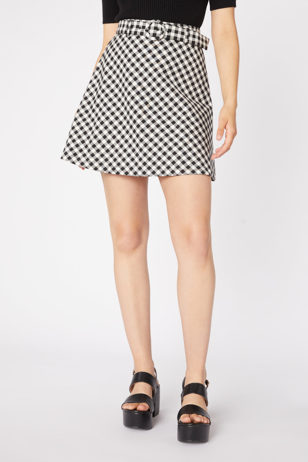 Claire Gingham Skirt