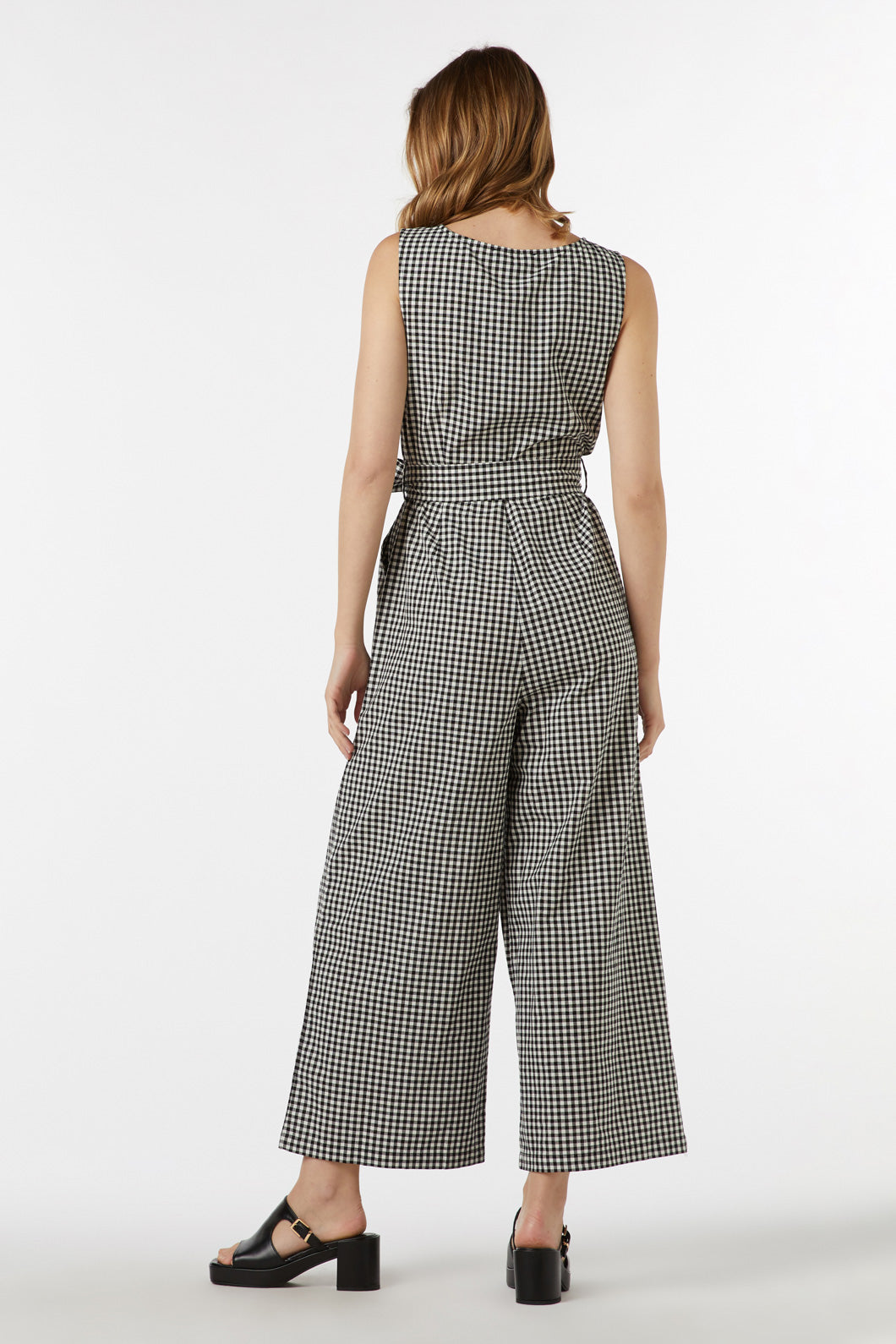 Tessa Check Jumpsuit